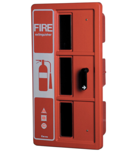 Encon 01337002 Fire Extinguisher Wall Case | Cabinet